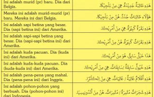 Kata-kata Ganti (الضَّمَائِرُ)