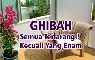 Ghibah, Semua Terlarang Kecuali Yang Enam